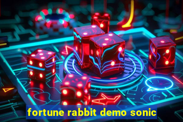 fortune rabbit demo sonic